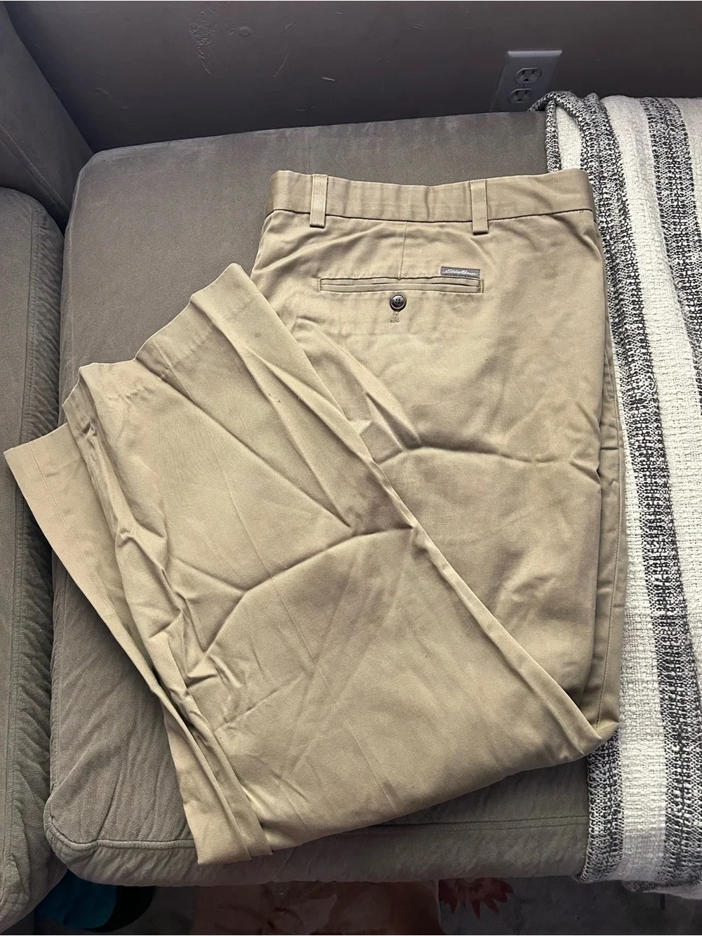 Eddie Bauer Khaki/Tan Chino Pants